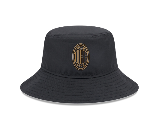 Klobouk New Era Black Gold Bucket ACMILAN Black