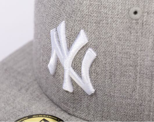 New Era 59FIFTY MLB League Basic New York Yankees Grey/Optic White Cap