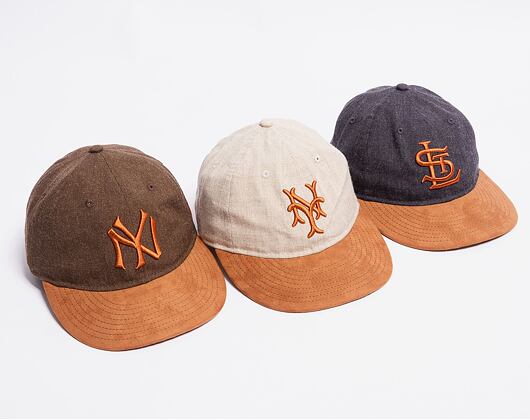 Kšiltovka New Era 9FIFTY Retro Crown MLB Two-Tone Marl New York Mets Oatmeal