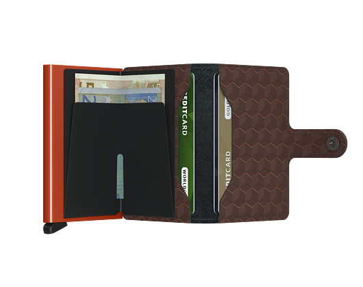 Secrid Optical Brown-Orange Wallet