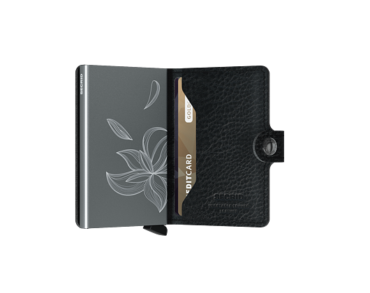 Secrid Miniwallet Stitched Magnolia Black