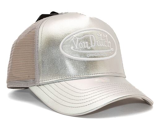 Kšiltovka Von Dutch Trucker Adelaide - Polyester - Silver Metallic