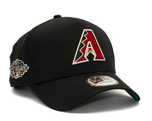 Kšiltovka New Era 9FORTY A-Frame MLB Patch Arizona Diamondbacks Cooperstown Black / Kelly Green