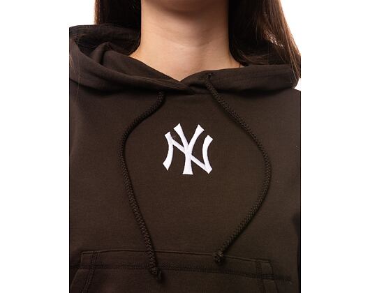 Dámská mikina New Era MLB Lifestyle Crop Hoody New York Yankees Brown / White