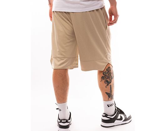 Kraťasy New Era Arch Logo Mesh Shorts - Stone