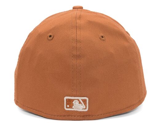 Kšiltovka New Era 39THIRTY MLB League Essential Los Angeles Dodgers Caramel Brown / Stone