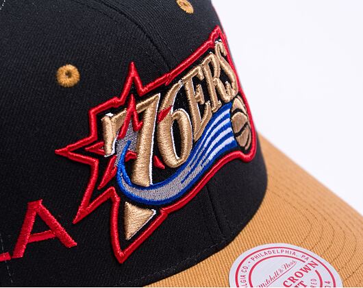 Kšiltovka Mitchell & Ness Overbite Pro Snapback Hwc Philadelphia 76Ers Black