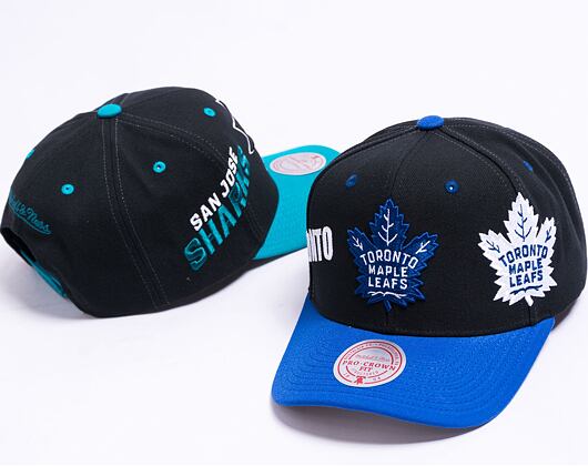 Kšiltovka Mitchell & Ness Overbite Pro Snapback Toronto Maple Leafs Black