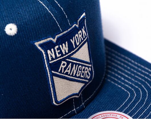 Kšiltovka Mitchell & Ness Contrast Natural Snapback Vntg New York Rangers Blue