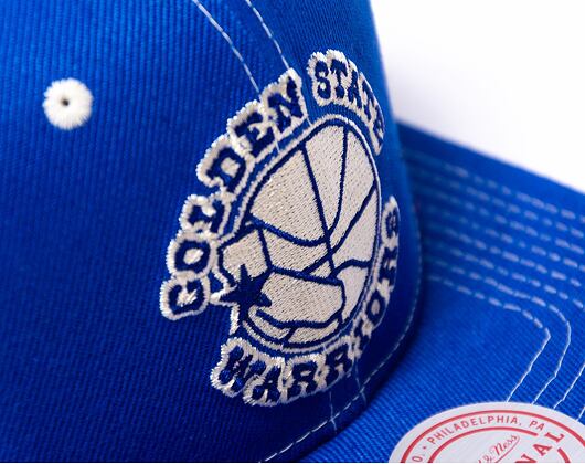 Kšiltovka Mitchell & Ness Contrast Natural Snapback Hwc Golden State Warriors Blue