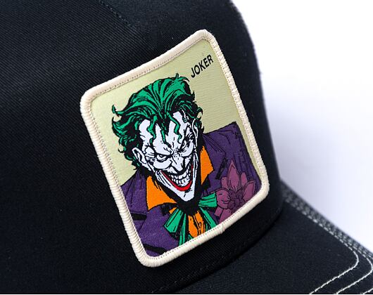 Kšiltovka Capslab DC Comics Trucker - Joker Sandwich Visor - Black / Purple