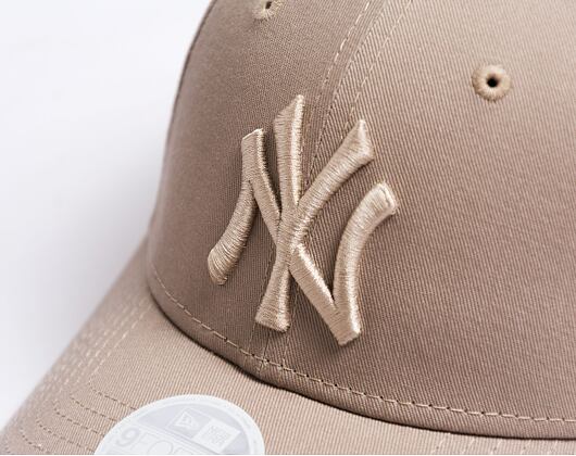 Dámská kšiltovka New Era 9FORTY Womens MLB League Essential New York Yankees Ash Brown / White