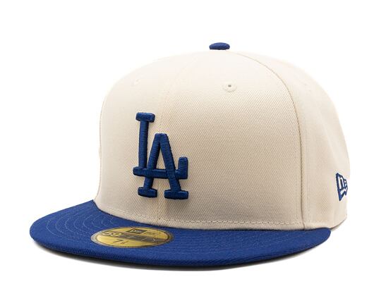 Kšiltovka New Era 59FIFTY MLB Los Angeles Dodgers Retro - Cream White