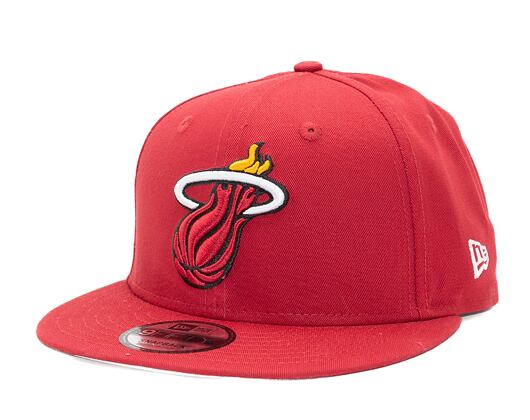 Kšiltovka New Era 9FIFTY NBA Rear Logo Miami Heat - Red