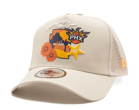 Kšiltovka New Era 9FORTY A-Frame Trucker NBA Phoenix Suns - Stone