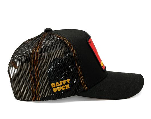 Dětská Kšiltovka Capslab Looney Tunes Trucker - Daffy Duck - Black / Red