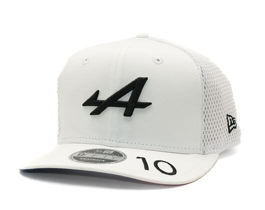 Kšiltovka New Era - 9FIFTY Pre-Curved - Pierre Gasly - Alpine F1 - White