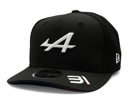 Kšiltovka New Era - 9FIFTY Pre-Curved - Black - Alpine F1 - Black