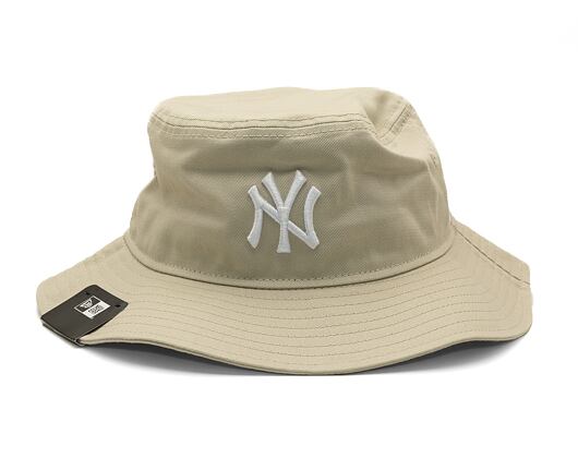 Dámský klobouk New Era MLB Womens Adventure Bucket New York Yankees - Stone / White