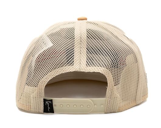 Kšiltovka Karl Kani J Gradient Flat Brim sand/white