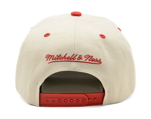 Kšiltovka NBA Retro Type Pro Snapback Chicago Bulls Off White