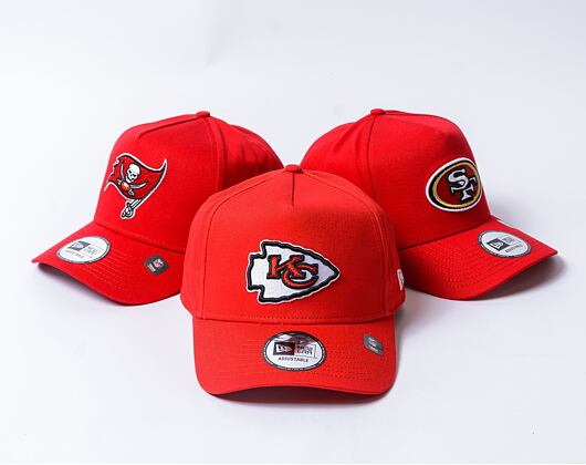 Kšiltovka New Era - 9FORTY A-Frame - Kansas City Chiefs - Team Color