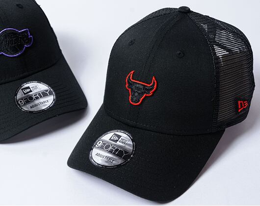 Kšiltovka New Era - 9FORTY Home Field Trucker - Chicago Bulls - Black