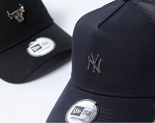 Kšiltovka New Era - 9FORTY Trucker Metallic Trucker - NY Yankees - Navy