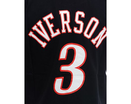 Mitchell & Ness Name & Number tee Philadelphia 76Ers Allen Iverson Black