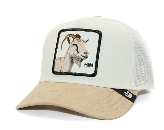 Kšiltovka Goorin Trucker - The Suede Goat - Him - Tan