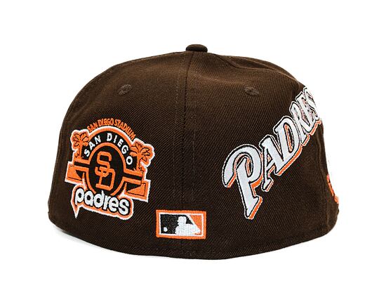 Kšiltovka New Era - 59FIFTY MLB Coops Patch - San Diego Padres - Walnut