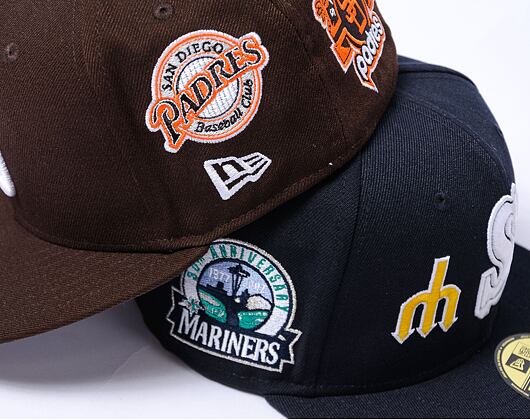 Kšiltovka New Era - 59FIFTY MLB Coops Patch - Seattle Mariners - Navy