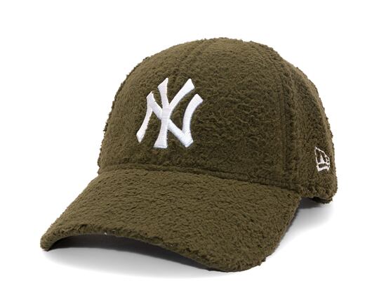 Kšiltovka New Era - 9FORTY MLB Borg - NY Yankees - Olive / White