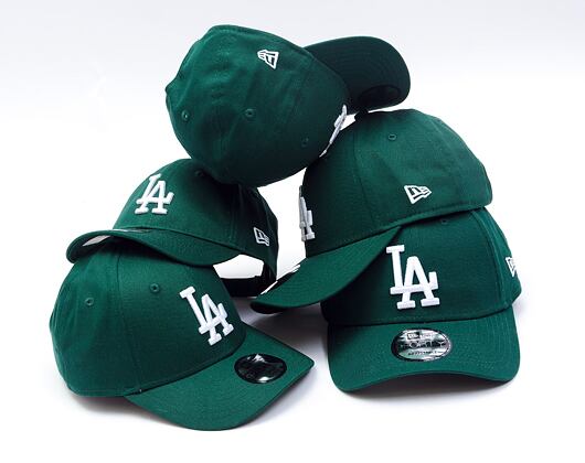 Kšiltovka New Era - 9FORTY MLB League Essential - LA Dodgers - Green / White