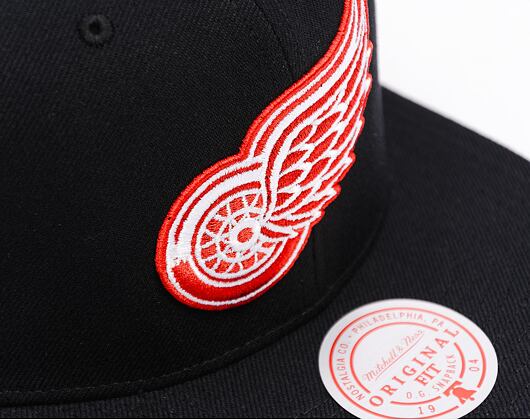 Kšiltovka Mitchell & Ness - Conference Patch Snapback - Detroit Red Wings - Black