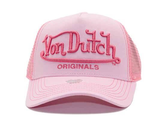 Kšiltovka Von Dutch - Trucker Riverside - Caps - Cot Twill - Pink