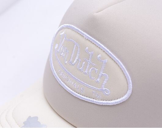 Kšiltovka Von Dutch - Trucker Tampa - Caps - Polyester - Beige/Cream