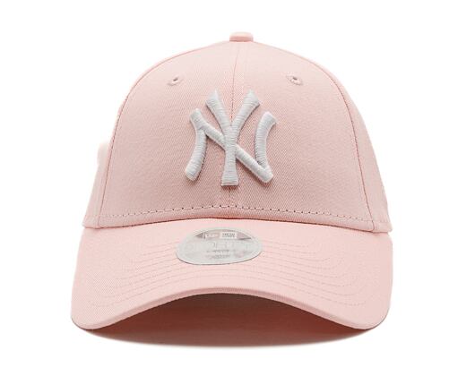 New Era League Essential New York Yankees 9FORTY Pink Strapback Womens Cap