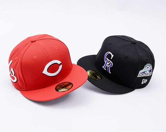 Kšiltovka New Era - MLB Image Drop - All Over Print 59FIFTY - Cincinnati Reds - Scarlet