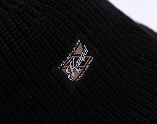 Klobouk Kangol - Washed Knit Bucket - Black