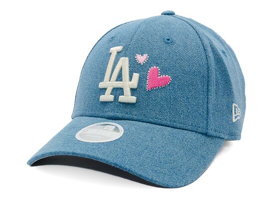 Dámská Kšiltovka New Era - MLB Denim Icon 9FORTY - LA Dodgers - Navy / White