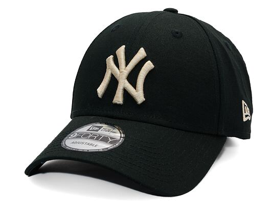 Kšiltovka New Era - MLB Essential 9FORTY - NY Yankees - Black / Stone