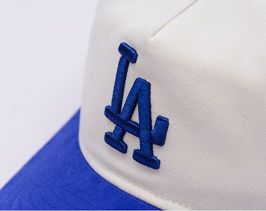 Kšiltovka New Era - MLB Script GOLFER - LA Dodgers - Cream / Dark Royal