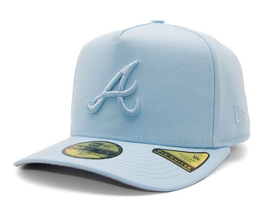 Kšiltovka New Era - MLB Color Pack 59FIFTY A-Frame - Atlanta Braves - Baby Blue