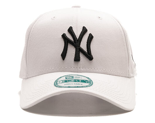 New Era 9FORTY MLB League Basic New York Yankees Strapback White / Black Cap