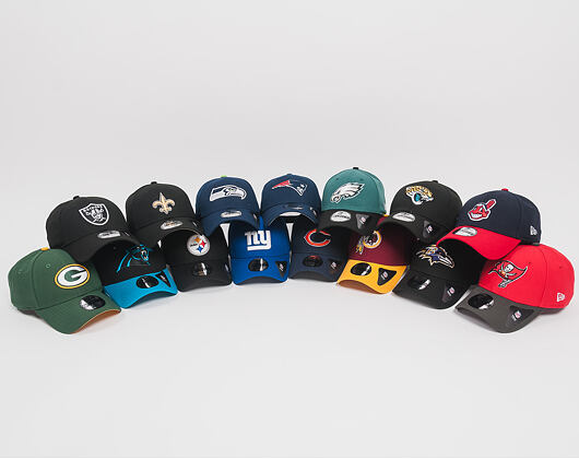 New Era The League New England Patriots 9FORTY Team Color Strapback Cap