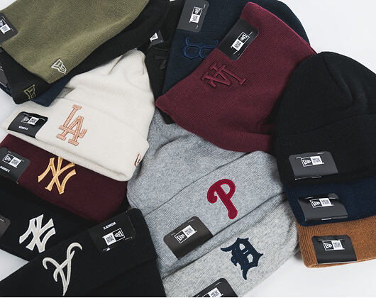 New Era Premium Classic Knit Navy Winter Beanie