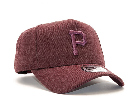 New Era Seasonal Heather 9FORTY A-Frame Pittsburgh Pirates Heather Medium Red Snapback Cap