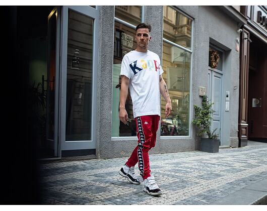 Kappa Banda Rastoria Slim A0E Red Sweatpants