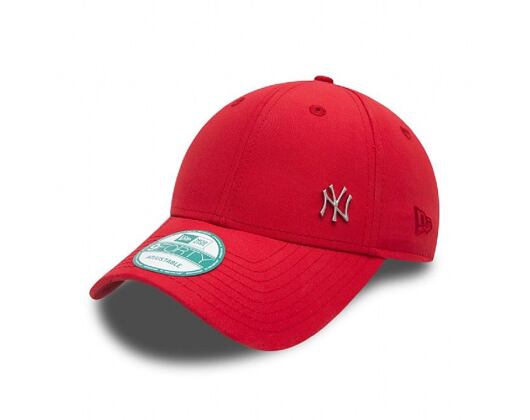 New Era 9FORTY Flawless Logo New York Yankees Strapback Scarlet Cap